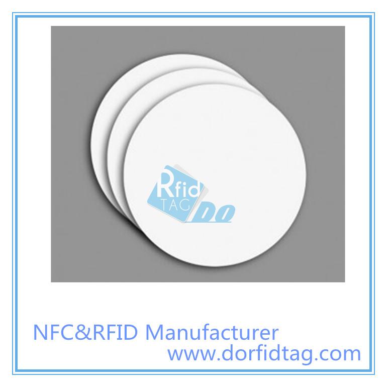 125Khz RFID tags Writable Stickers T5577 Proximity disc tag with 3M glue Adhesive 